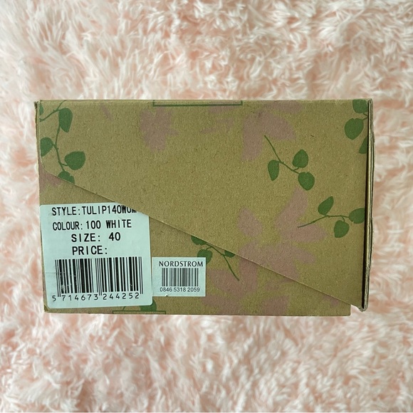 Ilse Jacobsen Tulip 140 laser cut slip on sneaker white sizes 8.5 9.5 10.5 NIB - Picture 11 of 12